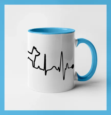 Ekg psí obrys
