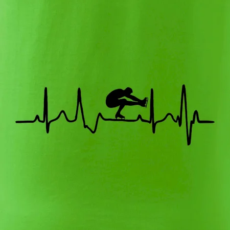 EKG lední brusle