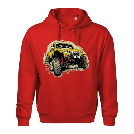 Žlutý offroad s navijákem