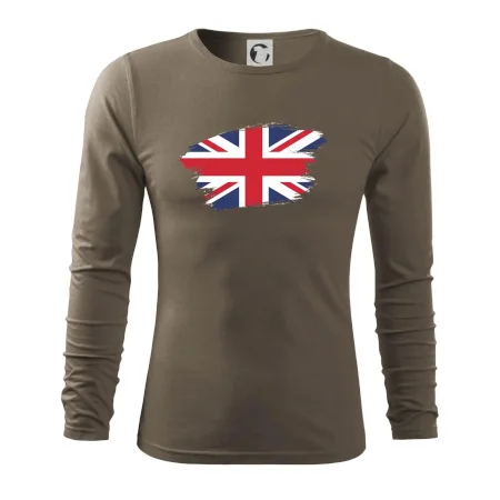 Britská vlajka roztrhaná