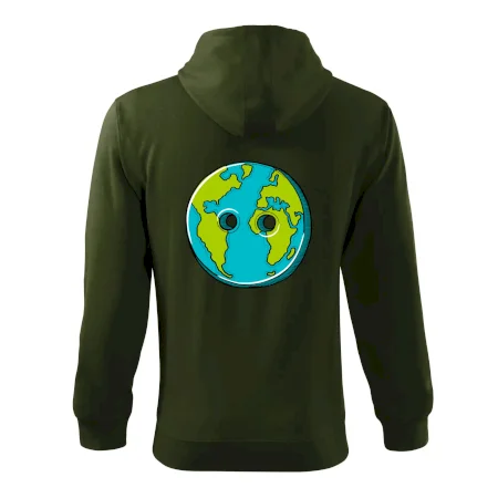 Planeta země knoflík (Pecka design)