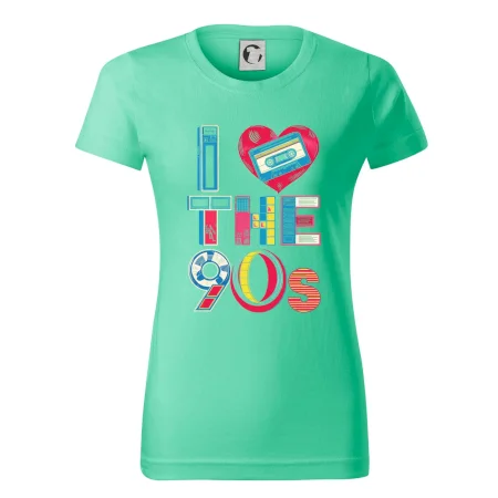 I love 90s - srdce a kazeta