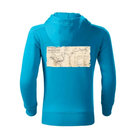 Mapa Báňské dráhy z Moravské Ostravy do Doubravy