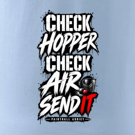 Kontrola zásobníku check hopper air paintball