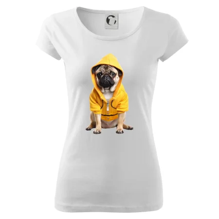 Mops v mikině