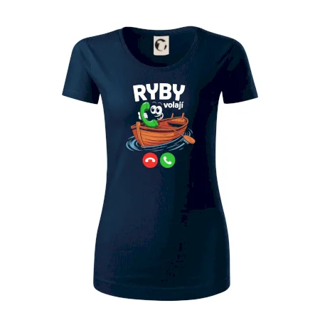 Karikatura ryby volají