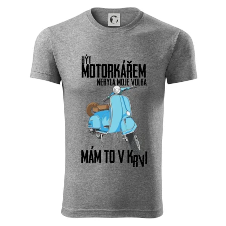 Být motorkářem nebyla moje volba skútr