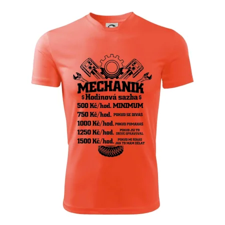Mechanik - hodinová sazba