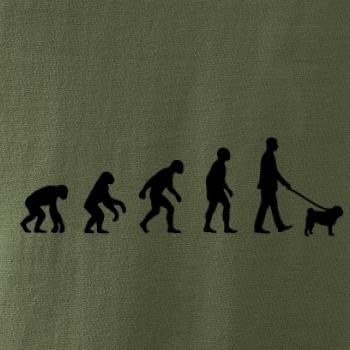 Evoluce pes Mops (muž-žena)