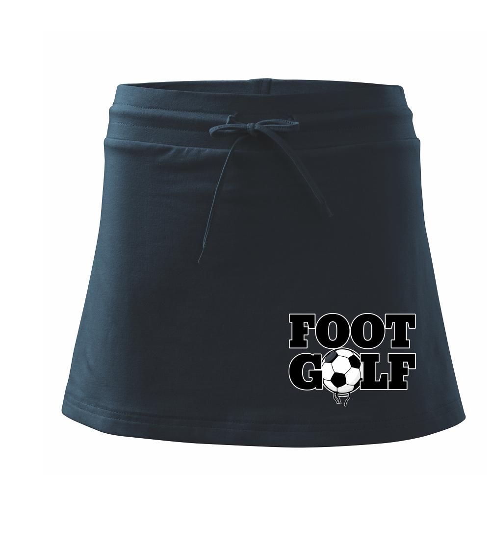 Footgolf nápis - Sportovní sukně - two in one