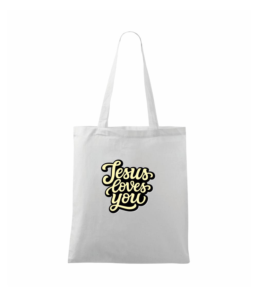 Jesus loves you - psací písmo