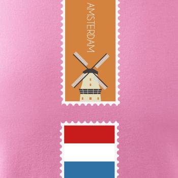 Amsterdam známka barevná