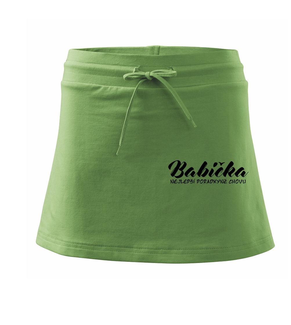 Babička - nejlepší poradkyně chovu - Sportovní sukně - two in one