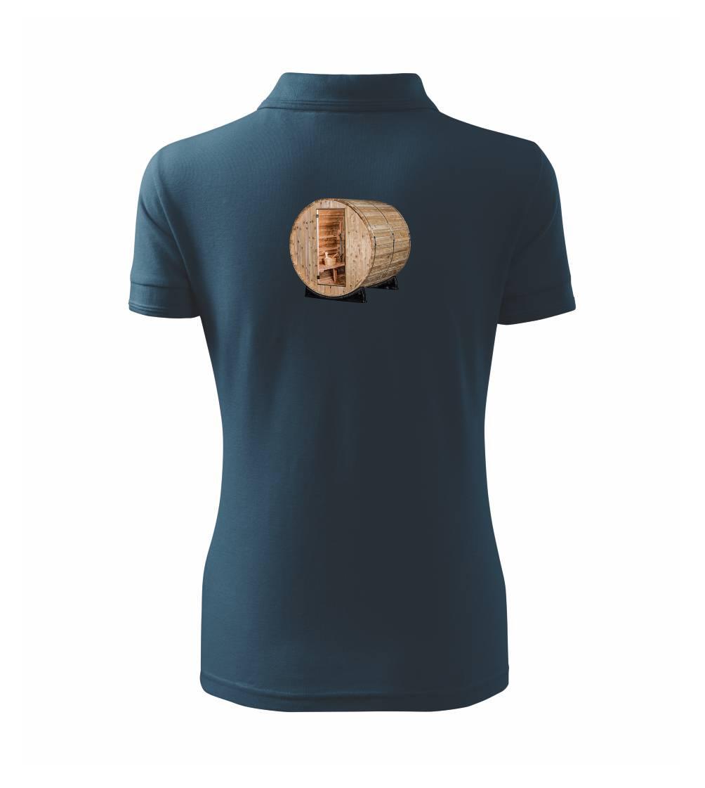 Venkovní sauna z boku