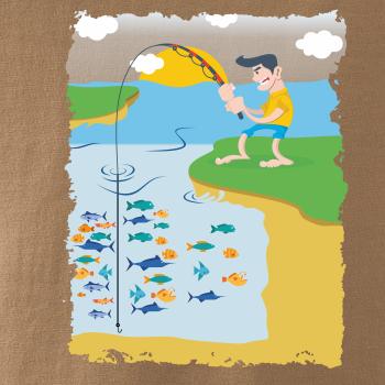 Rybář který má smůlu barevný