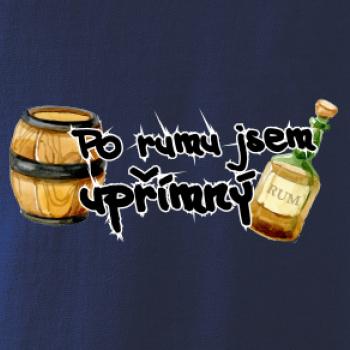 Po rumu jsem upřímný