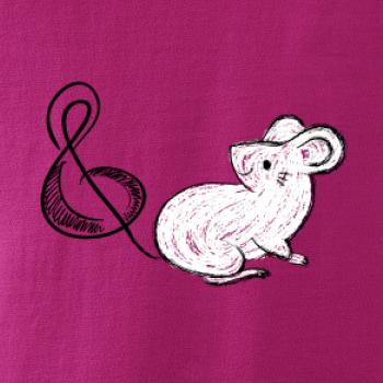 Myš houslový klíč