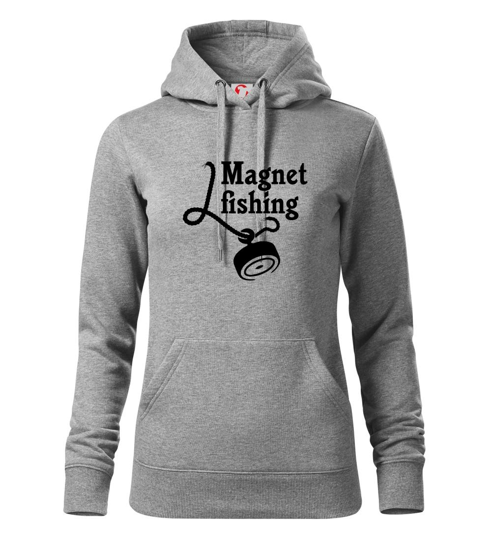 Magnet fishing - Mikina dámská Cape s kapucí