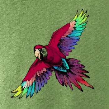 Papoušek kreslený letící