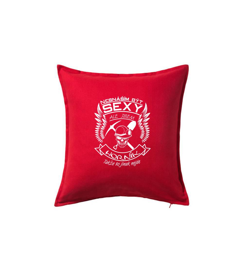 Nesnáším být sexy - horník - Polštář 50x50