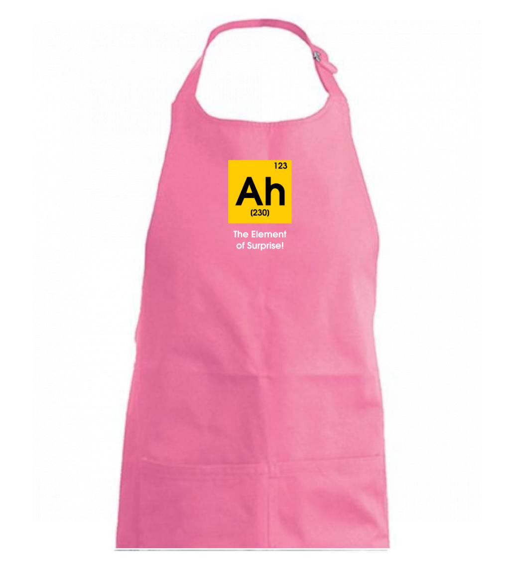 Ah - the element od surprise - barevné - Zástěra na vaření