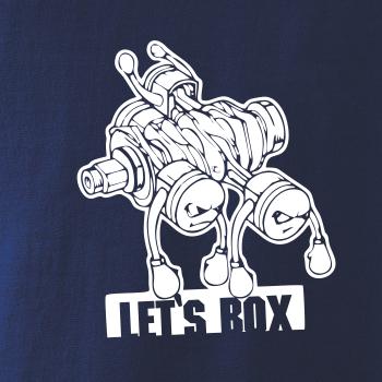 Lets Box nápis