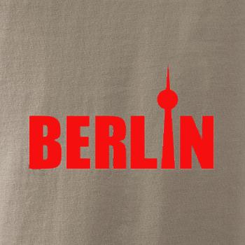 Berlin nápis věž Berliner Fernsehturm Berlin nápis věž Berliner Fernsehturm