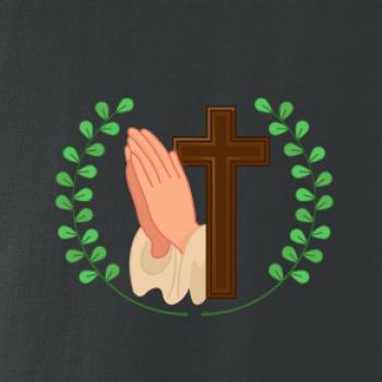 Věnec - kříž a modlení