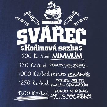 Svářeč - hodinová sazba