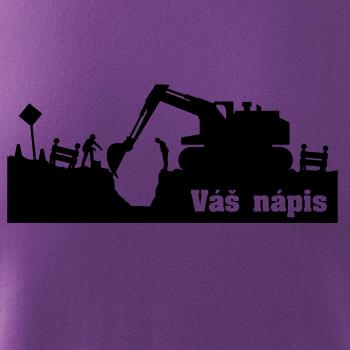 Zemní práce - silueta (váš text)