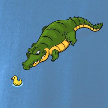 Krokodýl zelený s kačenkou