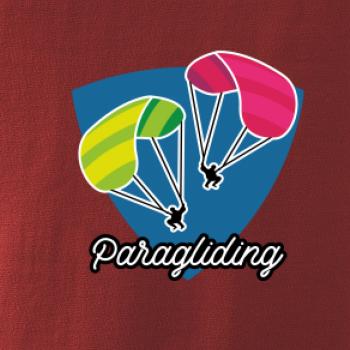 Paragliding dva padáky