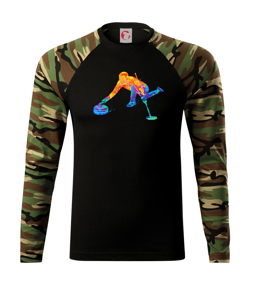 Curling splash - Camouflage LS