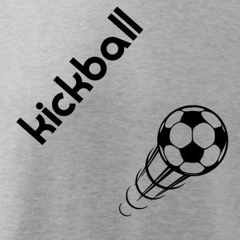 Kickball nápis šikmo