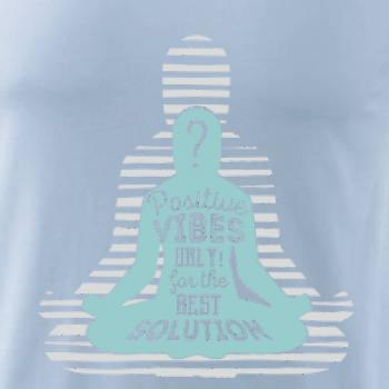 Joga - think positive šedá