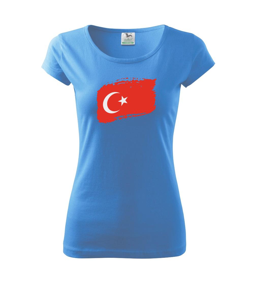 Turecko vlajka - Pure dámské triko