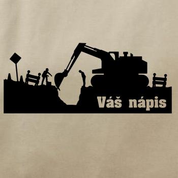 Zemní práce - silueta (váš text)