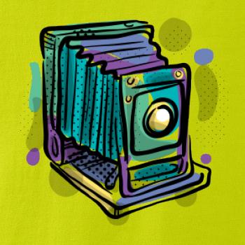 Foťák barevný starý - jedna čočka