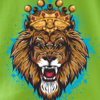 Lev kreslený s korunou