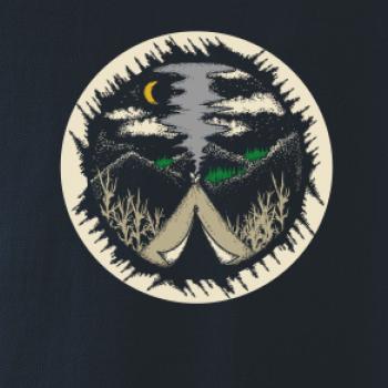 Indiánské teepee v kruhu