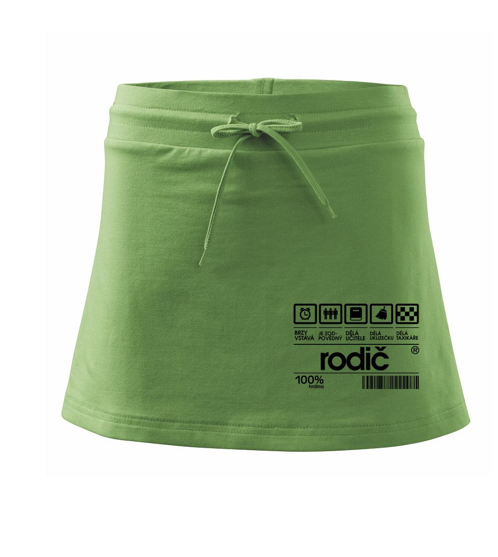 Čárový kód rodič - Sportovní sukně - two in one