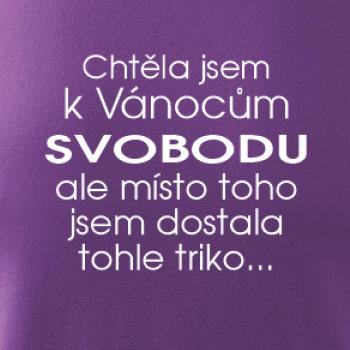 Chtěla jsem k Vánocům svobodu