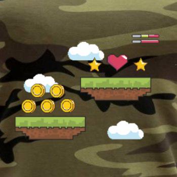 Gamer - stará hra - mince a mraky