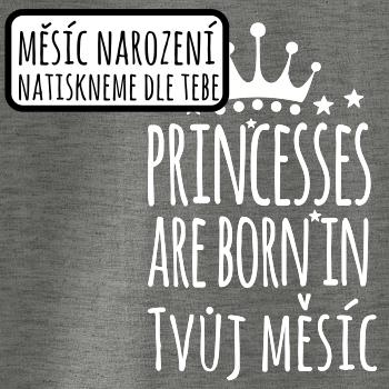 Princesses are born in (vlastní nápis měsíc narození) Princesses are born in (vlastní nápis měsíc narození)