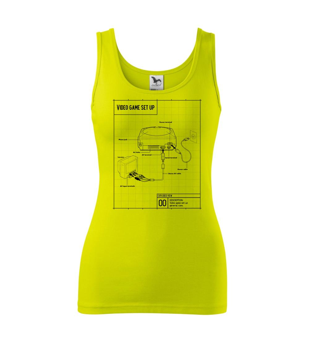 Nákres TV video hra kulatá