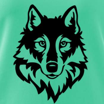 Hlava vlka černobílá (Hana-creative)