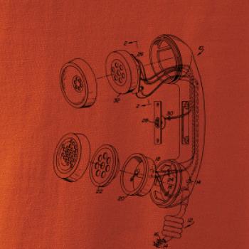 Nákres telefonní sluchátko staré