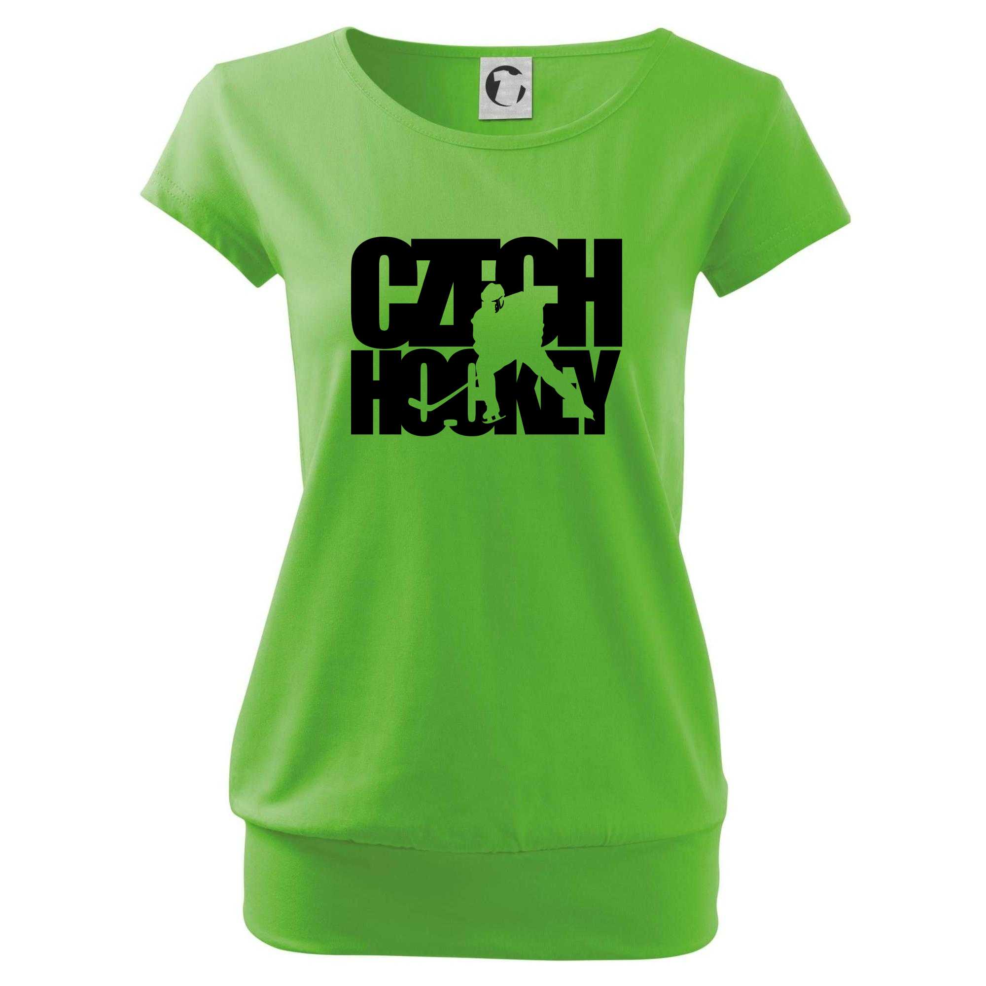 Czech hockey nápis s hokejistou Mistrovství světa v ledním hokeji