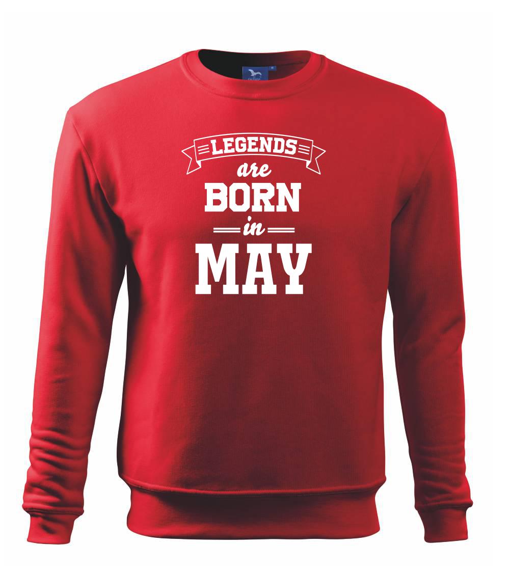 Legends are born in May - Mikina Essential dětská