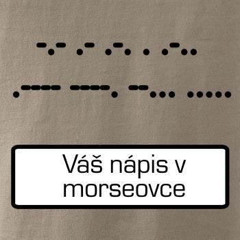 Morseovka - váš nápis